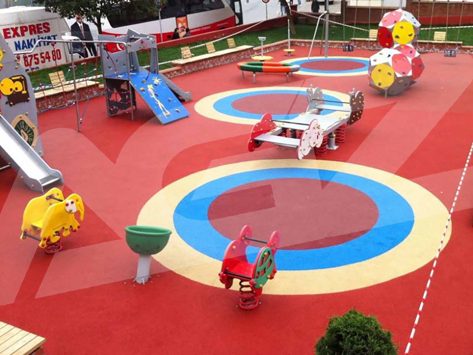 Sbr-Epdm Kauçuk Dökme Kaplama Uygulaması